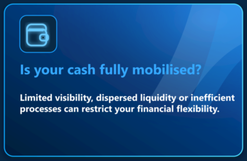 Cash optimisation and treasury visibility
