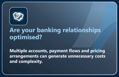 Optimisation of banking relationships, cash flows and costs