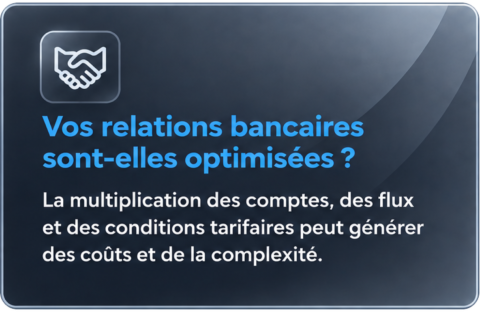 Optimisation des relations bancaires, des flux et des coûts