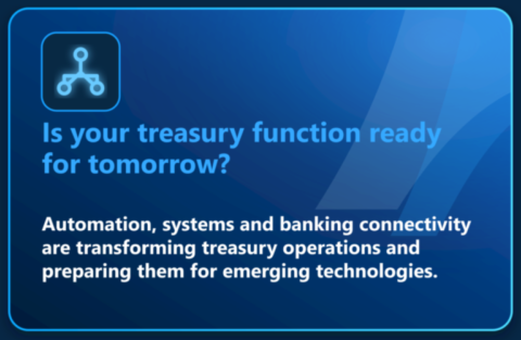 Transformation and modernisation of the treasury function